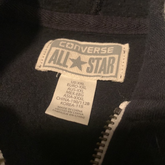 Converse- All Star Chuck Taylor Hoodie -  Size XXL -  Dark Navy - Picture 4 of 4